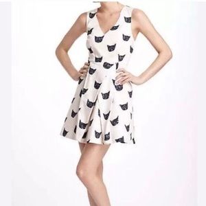 Anthropologie Leah Reena Goren The Feline Karma Cat Dress